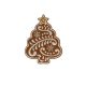 Patch Ecusson Thermocollant Noël Sapin pain d'épice 4 x 5,50 cm