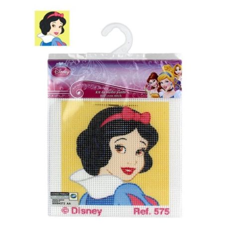 Kit Canevas complet Blanche Neige 12 x 12 cm Enfant