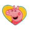 Patch Ecusson Thermocollant Peppa Pig Coeur 6 x 7 cm
