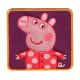 Patch Ecusson Thermocollant Peppa Pig Pois 6,50 x 7 cm