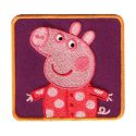 Patch Ecusson Thermocollant Peppa Pig Pois 6,50 x 7 cm