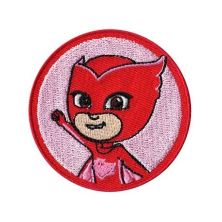 Patch Ecusson Thermocollant Pyjamasques Rouge Bibou 6,50 x 6,50 cm