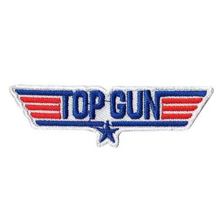 Patch Ecusson Thermocollant Top Gun 2 x 7,50 cm