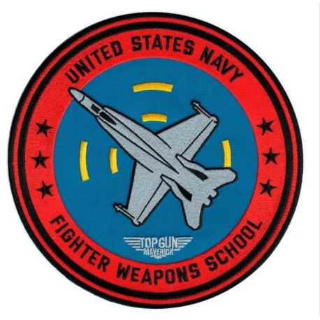 Patch Ecusson Thermocollant Top Gun 2 x 7,50 cm