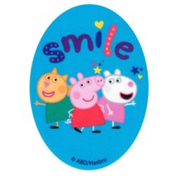 Patch Ecusson Thermocollant Peppa Pig et ses copains 8 x 11 cm