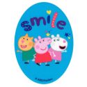 Patch Ecusson Thermocollant Peppa Pig et ses copains 8 x 11 cm