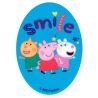 Patch Ecusson Thermocollant Peppa Pig et ses copains 8 x 11 cm