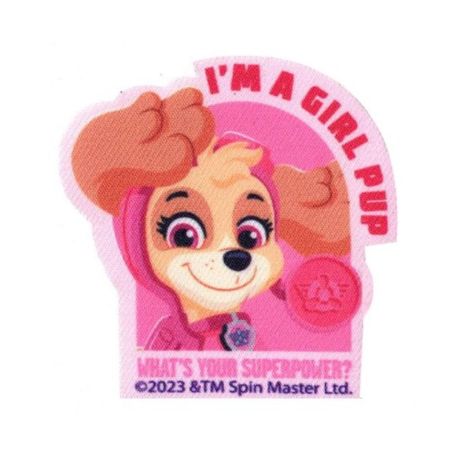 Patch Ecusson Thermocollant Pat Patrouille Stella 6,50 x 7 cm