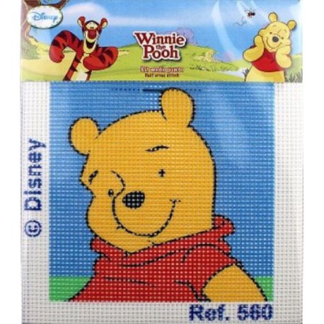 Kit Canevas complet Portrait de Winnie 12 x 12 cm Enfant