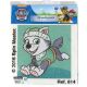 Kit Canevas complet Pat Patrouille Everest 12 x 12 cm Enfant
