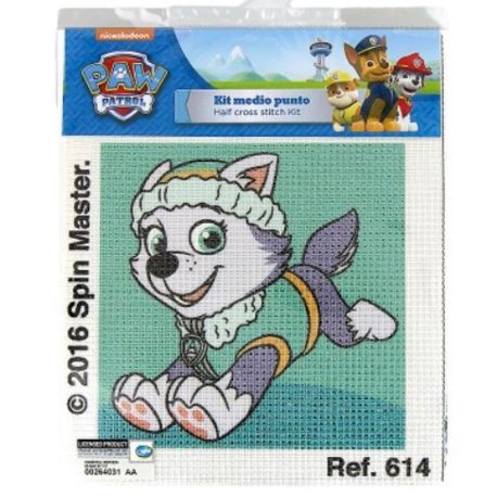 Kit Canevas complet Pat Patrouille Everest 12 x 12 cm Enfant