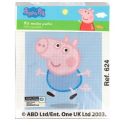 Kit Canevas complet Peppa pig bleu 12 x 12 cm Enfant