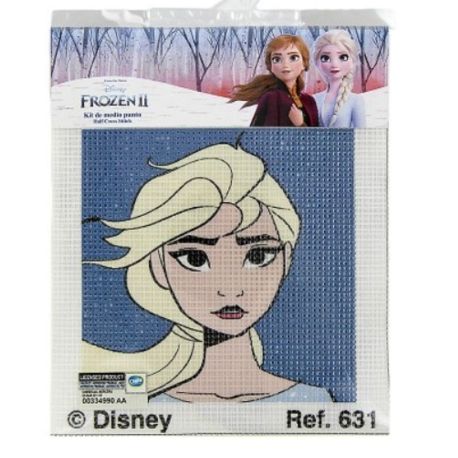 Kit Canevas complet Cendrillon 12 x 12 cm Enfant