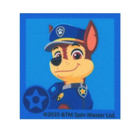 Patch Ecusson Thermocollant Pat Patrouille Portrait Chase 6 x 6,50 cm