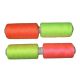 4 Bobines 500 mètres Polyester Coloris FLUO Jaune Vert Rose Orange Fil à coudre