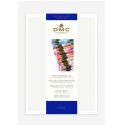 DMC - Carte de Nuances de Fil à Broder en Coton Mouliné & Perlé Carte de Couleurs avec échantillons de Fils