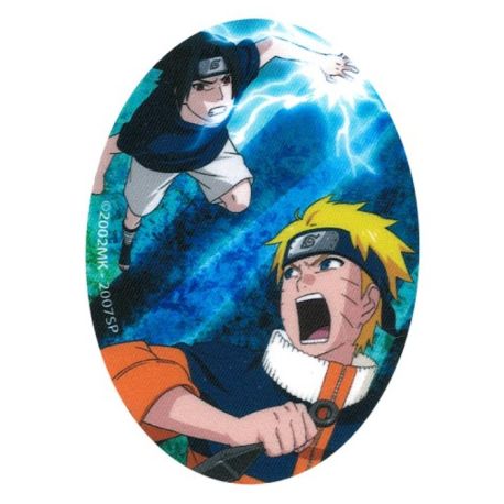 Patch Ecusson Thermocollant Naruto et Sasuke 8 x 11 cm