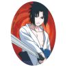 Patch Ecusson Thermocollant Sasuke combat 8 x 11 cm