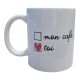 Mug Mon café et Toi St Valentin Coeur Romantique Cadeau Amour