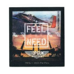 Patch Ecusson Thermocollant Top Gun Maverick Feel the need 6,50 x 7 cm