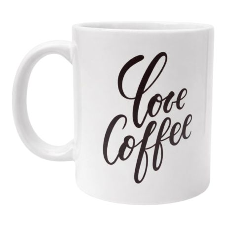 Mug Love Coffee Idée Cadeau Elégant et raffiné Amateur de café