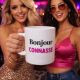 Mug Bonjour Connasse Rose idée Cadeau Anniversaire Humour Copine Assumée