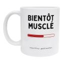 Mug Bientôt Musclé décalé fun idée Cadeau Anniversaire Humour ironie