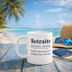 Mug Retraite Synonyme Vacances idée Cadeau Départ en Retraite