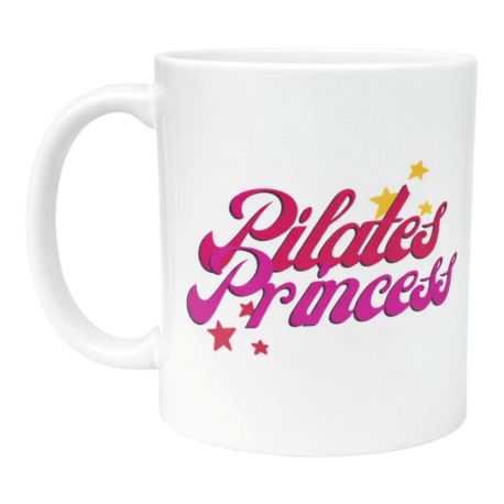 Mug Pilates Princess girly sport design tendance Cadeau pour sportive