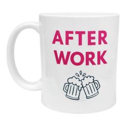 Mug After Work idée Cadeau Bureau Humour Ambiance détente