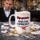 Mug Cappuccino mais pas Capricieux design tendance Cadeau Jeu de mots