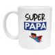 Mug Fête des pères Super Papa idée Cadeau papa Super-Héros Spécial Paps
