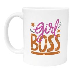 Mug Girl Boss message femme ambitieuse idée cadeau original pour amie collègue entrepreneuse ou femme modèle