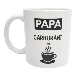 Mug “Papa carburant au café” avec Expresso Cadeau fun pour papa idée originale fête des pères ou amateur de café