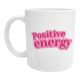 Mug Positive Energy rose Idée cadeau girly motivante copine amies collègues femmes qui aiment les vibes positives
