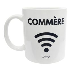 Mug Mode Commère activé Idée cadeau drôle pour amie collègue fan de potins moments complices