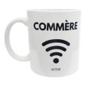 Mug Mode Commère activé Idée cadeau drôle pour amie collègue fan de potins moments complices