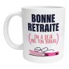 Mug Bonne retraite on a pris ton bureau Cadeau drôle départ retraite collègue humour bureau et pot de départ