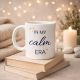 Mug In my calm era avec étoiles jaunes Tasse tendance et apaisante cadeau original bien-être détente et moments chill