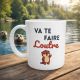 Mug Va te faire Loutre Cadeau drôle et décalé pour amis humour animal et jeu de mots