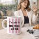 Mug T'es de la bombe bébé Tasse fun originale pour anniversaires Noël Saint-Valentin fêtes mères pères amis collègues