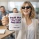 Mug Pour moi tout est possible j'y vais au talent Cadeau motivant et drôle pour amis collègues proches ambitieux
