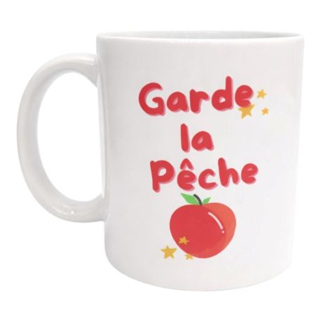 Mug Garde la pêche Cadeau Fun et Coloré pour Amis, Famille, Collègues et Tous les Fans de Bonne Humeur