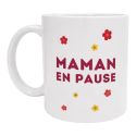 Mug Maman en pause Cadeau Fun et Tendre pour Maman, Fête des Mères, Anniversaire, Noël et Moments Détente
