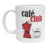 Mug Café Club Cadeau Amateurs de Café avec Cafetière Italienne pour Pause Café, Noël, Anniversaire, Lifestyle