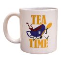 Mug Tea Time Tasse rigolote originale pour pause détente anniversaires Noël collègues amis famille fun humour