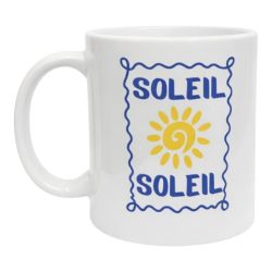 Mug Soleil Soleil optimisme idée cadeau original pour amis collègues ou famille amateur élé et bonne humeur