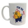 Mug Mon Papa Poule – Tasse humour papa protecteur idée cadeau fête des pères anniversaire Noël original drôle