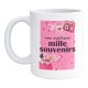 Mug Une maîtresse mille souvenirs Tasse cadeau fin d'année scolaire remerciement maîtresse original émouvant