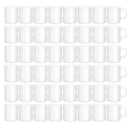 Lot de 2 tasses vierges blanches à personnaliser Mug 325 ml sublimation